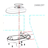 Haswing Protruar 2 24 V obudowa górna/dolna HSW