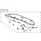 Dolna obudowa Haswing Cayman B55, B101 biała HSW
