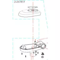 Haswing Protruar 2 12 V obudowa górna/dolna HSW