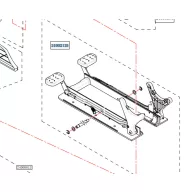 Mechanizm mocowania nosa Haswing Cayman B80 HSW