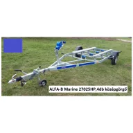   Przyczepa do transportu łodzi Alfa 1800 kg z poduszką do 6,3 m