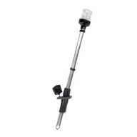 Okrąg z białego aluminium ECO 54 cm, flaga, czarny