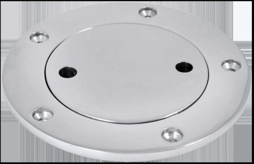 Okrągła pokrywa schowka ze stali nierdzewnej 110-146 mm