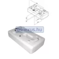 Zamontowany zbiornik paliwa 90 l płaski 78x76,5x20,5
