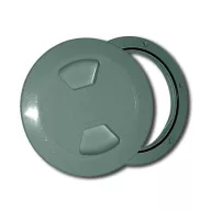 Tárolórekesz fedél kör műag 102-143mm szürke EVA