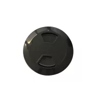Tárolórekesz fedél kör műag fekete 210-152mm EVA
