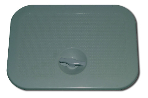 Pokrywa schowka z jednym zatrzaskiem ABS szary 270x372 mm
