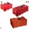 Zamontowany zbiornik paliwa 55 l 65x35x30+3,5 cm