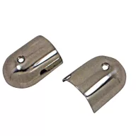 Końcówka profilu gumowego w metalowej parze 60x47x19 mm