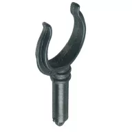 Czarny plastikowy widelec steru 17/56 mm