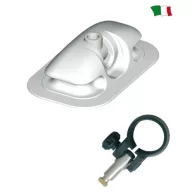 Widelec steru do pontonu czarny 12 mm