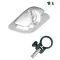 Widelec steru do pontonu czarny 12 mm