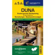   Książka, Mapa turystyczna Duna Esztergom-Budapeszt (WĘGRY)