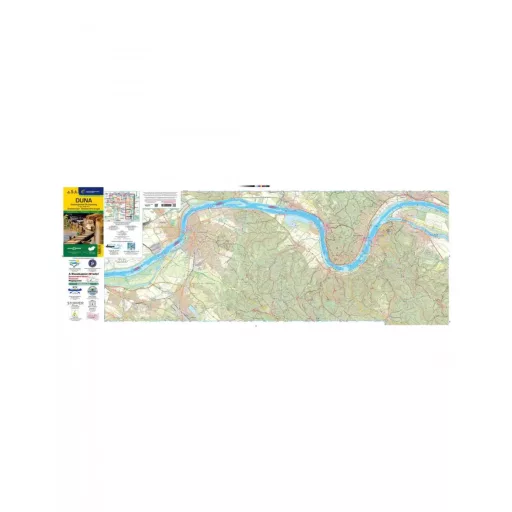 Książka, Mapa turystyczna Duna Esztergom-Budapeszt (WĘGRY)