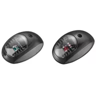   Para diod LED zielono-czerwono-czarna z czarną plastikową osłoną EVA