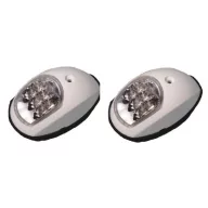   Strona świetlna w parze LED z zielono-czerwoną plastikową osłoną