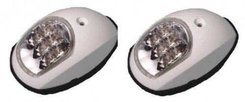 Strona świetlna w parze LED z zielono-czerwoną plastikową osłoną