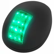 Dioda LED zielona 112,5° pionowa w czarnej obudowie