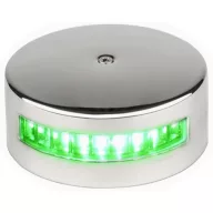 Światło LED zielone 112,5° poziome w obudowie stalowej