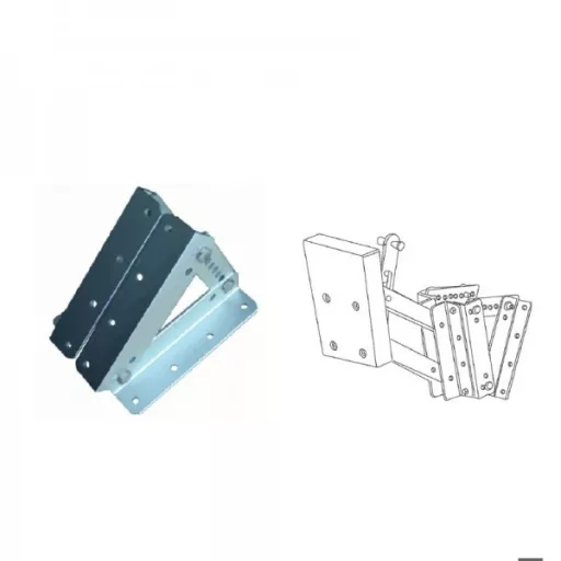 Regulator kąta mocowania silnika, metalowo-plastikowy