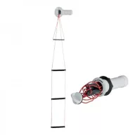   3-stopniowa, wbudowana drabina ratownicza o długości 110 cm