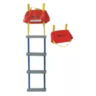 Drabina ratownicza do poręczy 4 stopnie 114 cm