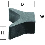 Ogranicznik nosa przyczepy Y-stop 54X83 mm