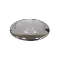 Lampa kabinowa płaska 28 LED stal nierdzewna 132 mm