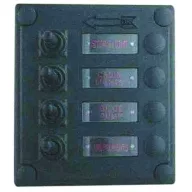 Panel sterowania LED z 4 indywidualnymi bezpiecznikami
