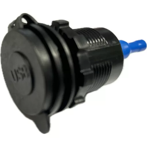 Ładowarka USB LED niebieska 12/24 V - 4,2 A