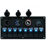 Panel przełączników 8 jednostek USB. Tensometr