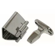 Zár szekrényhez inox 29 x 21 mm EVA