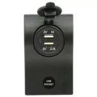 USB töltő dupla beépíthető 