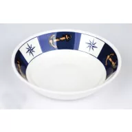 Talerz sałatkowy wzór kotwicy 18 cm
