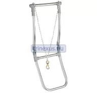Drabinka do łodzi nadmuchiwanej 4-stopniowa aluminiowa