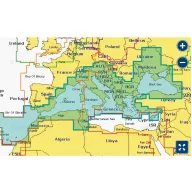   Navionics+ Dunaj, Jezioro Balaton, Jezioro Weneckie, Morze Adriatyckie, Morze Śródziemne