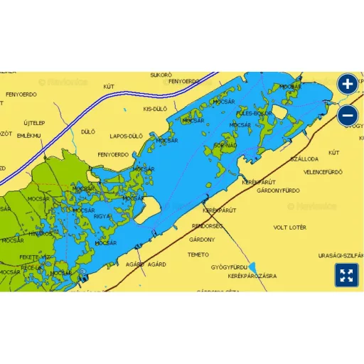 Navionics+ Dunaj, Jezioro Balaton, Jezioro Weneckie, Morze Adriatyckie, Morze Śródziemne