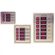 Panel sterowania z 4 jednolitymi aluminiowymi diodami LED