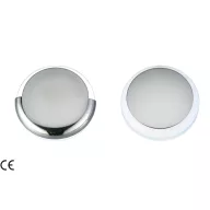   Oświetlenie kabiny białe 9 diod LED 360 stopni ABS/stal nierdzewna 40 mm