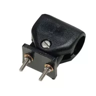   Złącze rurki Bimini wykonane z czarnego tworzywa sztucznego, para 22 mm