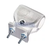 Łącznik rurki Bimini plastikowy biały para 22 mm
