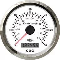 Prędkościomierz KUS 60 MPH biały GPS