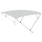Dach Bimini w kolorze szarym 225x150-170x129 cm EVA