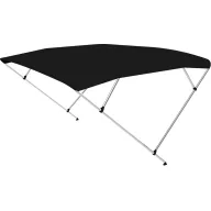   Dach Bimini podwójna rama ciemnoniebieski 225x190-210x129 cm