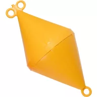   Boja podwójny stożek z podwójnym końcem żółta 32 * 75 cm