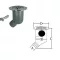 Stalowe odprowadzenie wody 45 stopni 38 mm