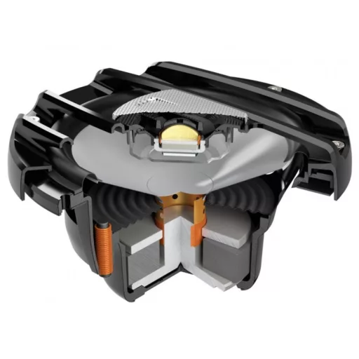 Hertz HMX 8 LD-C czarny głośnik koncentryczny 20 cm z oświetleniem LED RGB