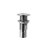 Kivezető cső testen át inox 381 x 137 mm EVA