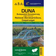   Książka, mapa wodna Dunaju Budapeszt-Dunaújváros (WĘGRY)