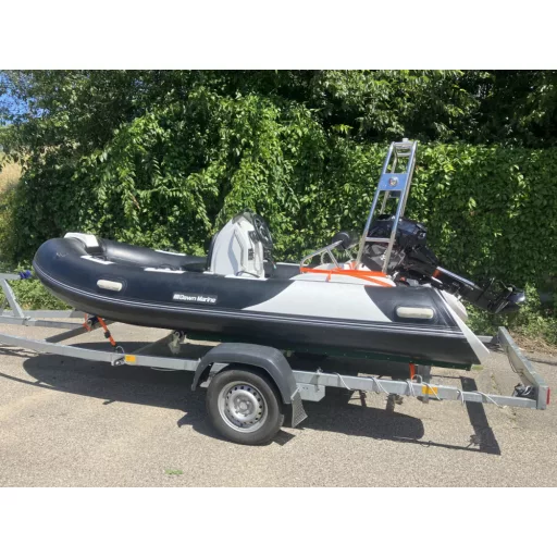 Dawn Marine RIB BOOT 390C czarno-biały